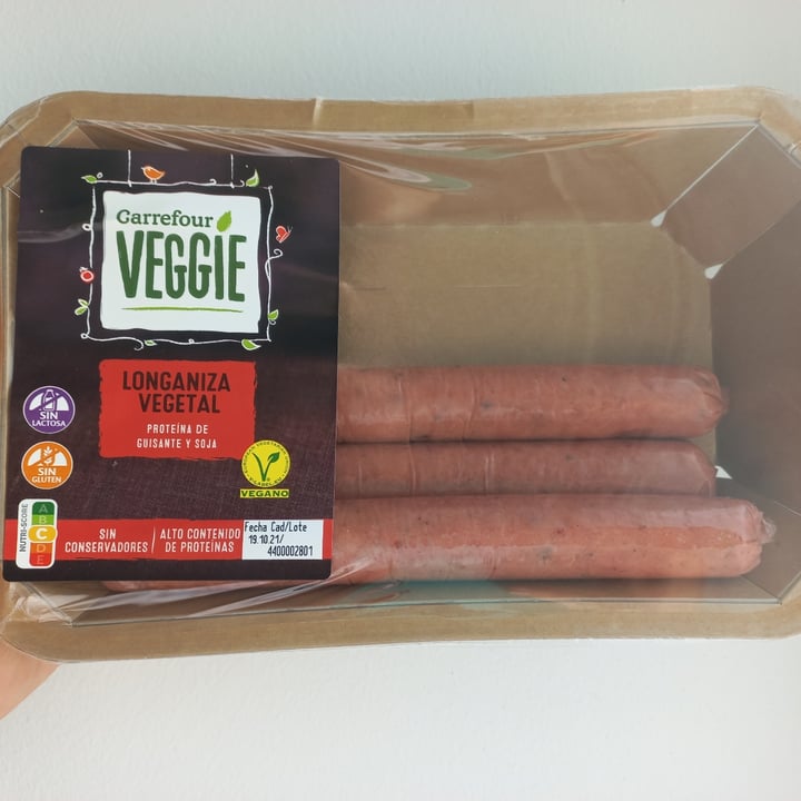 photo of Carrefour  Longaniza Vegetal shared by @heiru on  12 Oct 2021 - review