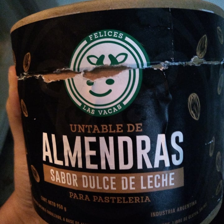 review photo of Felices Las Vacas Untable de Almendras Sabor Dulce de Leche Repostero shared by @romyvegana on 23 Apr 2021 - review