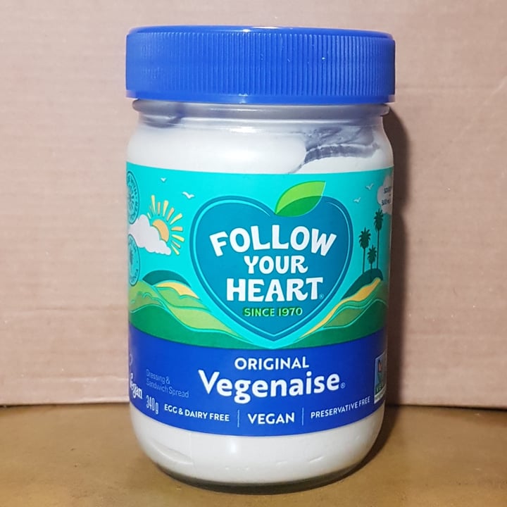 photo of Follow Your Heart Original Vegenaise shared by @rykketystykks on  26 Sep 2022 - review