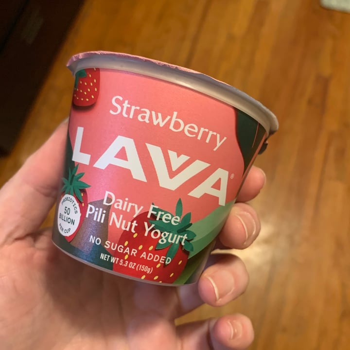 photo of Lavva Strawberry Plant-Based Yogurt shared by @keeponveganon on  01 May 2021 - review
