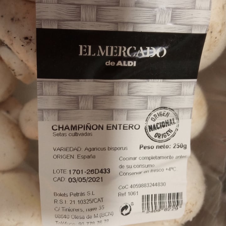 photo of El mercado de Aldi Champiñones shared by @luciaferrando99 on  27 Apr 2021 - review