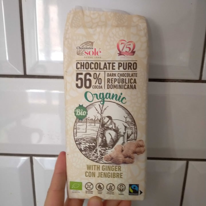 photo of Chocolates Solé Chocolate Puro Con Jengibre shared by @robertabi on  02 May 2022 - review