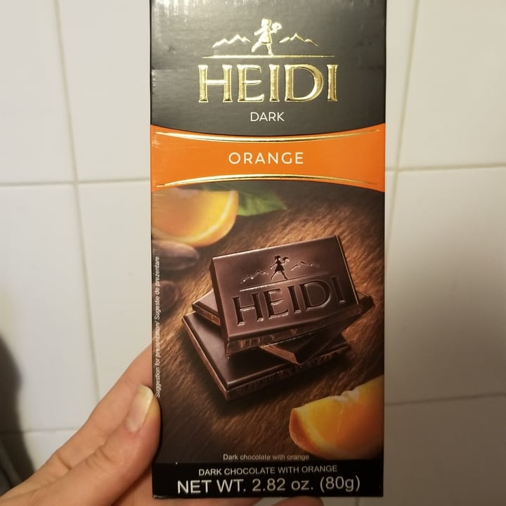 photo of Heidi Orange Dark Chocolate shared by @jonedoe007 on  11 Oct 2020 - review