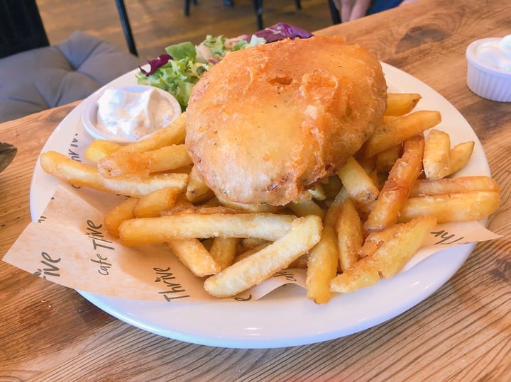 review photo of Cafe Thrive Bournemouth Jack fish and chips shared by @lorrainev on 05 Sep 2019 - review