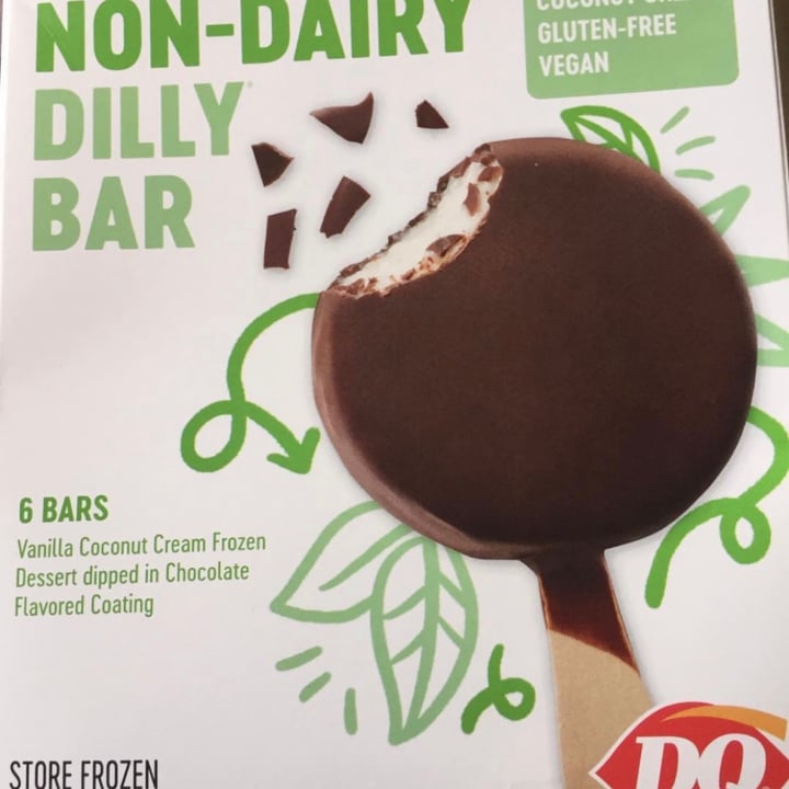 photo of Dairy Queen Grill & Chill Dairy free Dilly Bar shared by @montanavegan13 on  11 May 2022 - review
