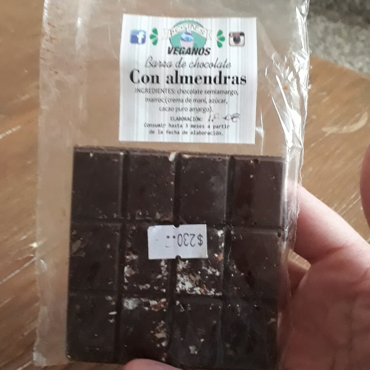 photo of Postres Veganos Tableta de Chocolate Con Coco shared by @rominasnm on  10 Nov 2020 - review