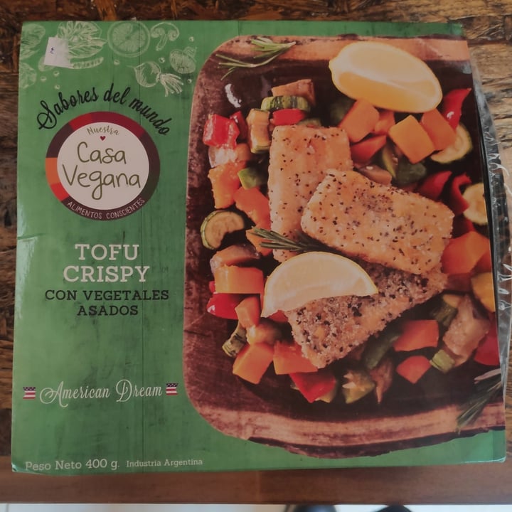 photo of Casa Vegana Tofu crispy con vegetales shared by @ladyrubi on  08 Oct 2021 - review