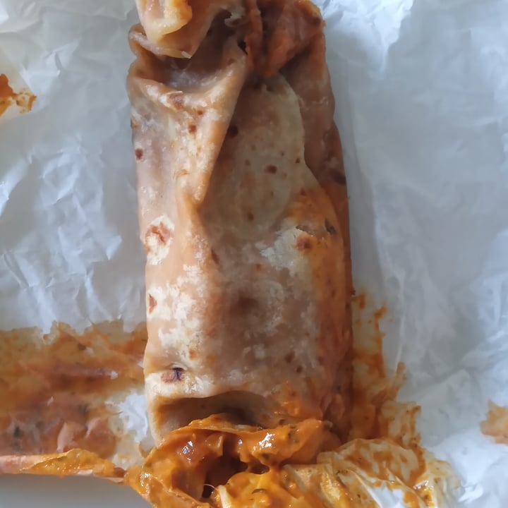 review photo of Prashad Cafe & Spices Constantia Vegan Butter Chicken Wrap shared by @secretpotionbakery on 15 Jan 2022 - review