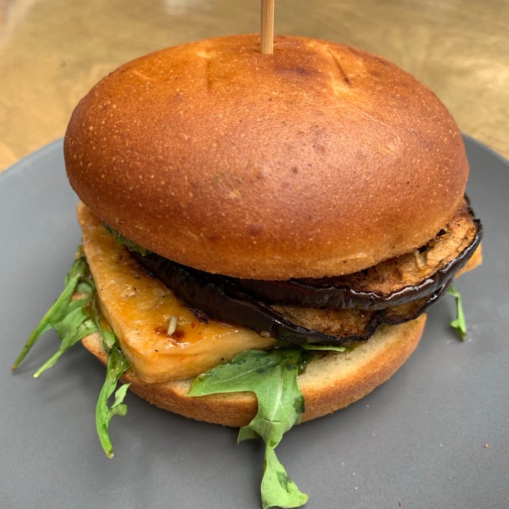 photo of Nútie Wholefoods and Hole Foods Tofu Eggplant Brioche shared by @veganfoodinsydney on  06 Jan 2021 - review