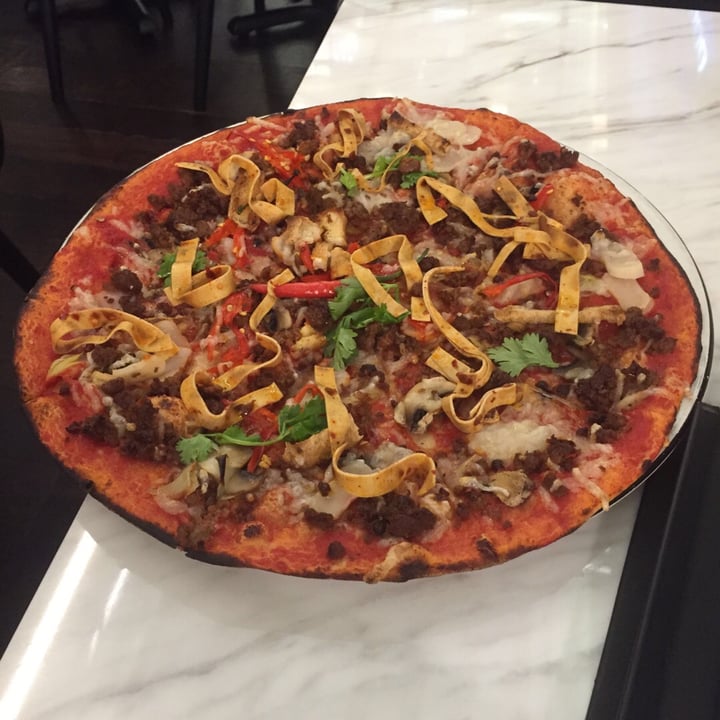 photo of PizzaExpress Impossible Mala Pizza shared by @georgejacobs on  23 Oct 2019 - review