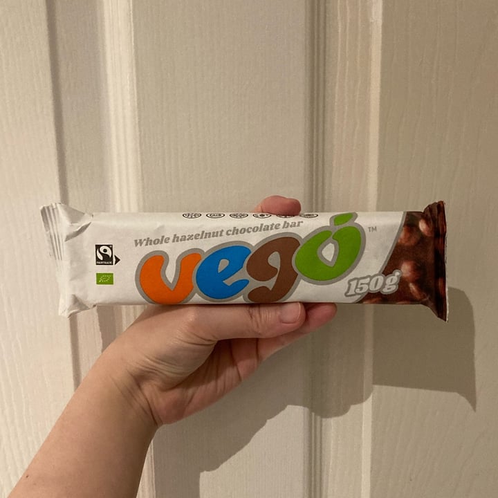 photo of Vego Vego Whole Hazelnut Chocolate Bar shared by @verypotato on  04 Feb 2022 - review