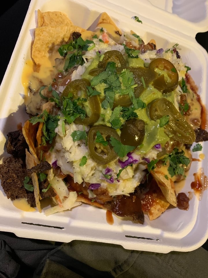 review photo of Vegan Mob - Vegan BBQ and Soul Food Fully Loaded Mob Nachos shared by @paigenicole on 26 Jan 2020 - review