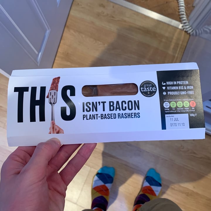photo of THIS This isn't Bacon Plant-Based Rashers shared by @sh0405 on  04 Jul 2020 - review