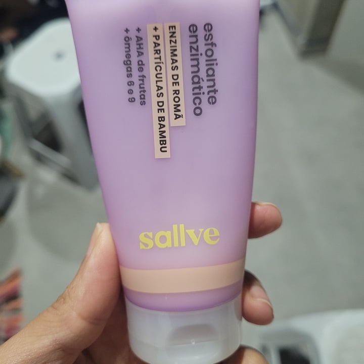 photo of Sallve Esfoliante Enzimático shared by @larissaoliveg on  07 Apr 2022 - review