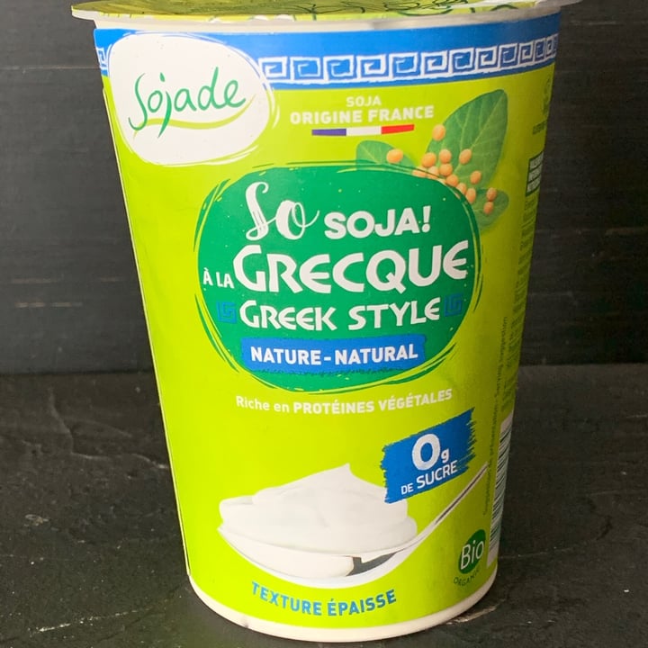 photo of Sojade So Soja! À la Grecque Nature-Greek Style Natural Soya Yogurt alternative 400g shared by @naivoncake on  03 Oct 2020 - review