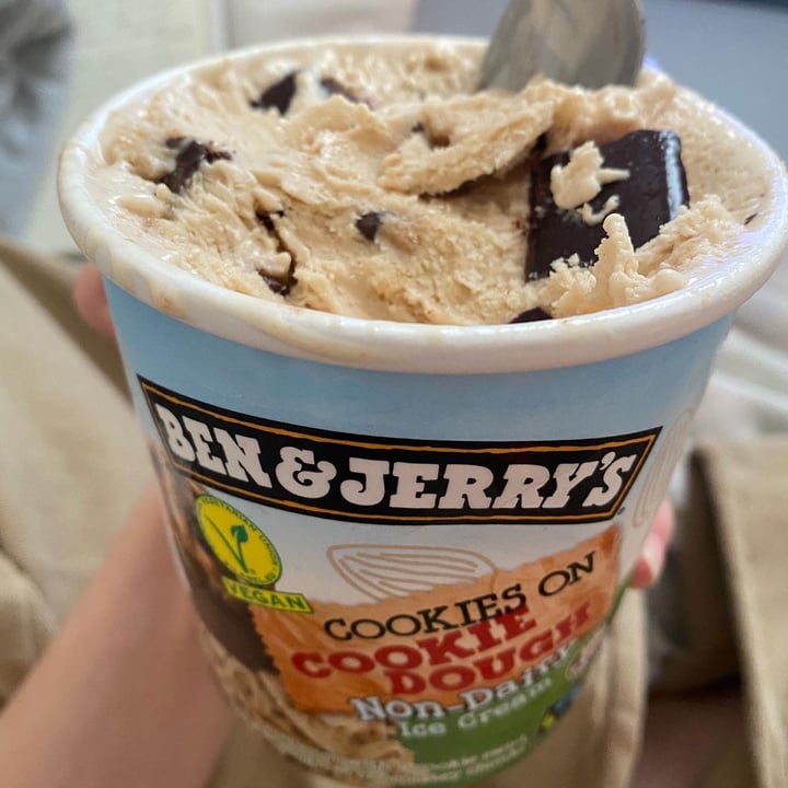 photo of Ben & Jerry's Cookies On Cookie Dough Non-Dairy Ice Cream shared by @abveg on  28 Apr 2022 - review