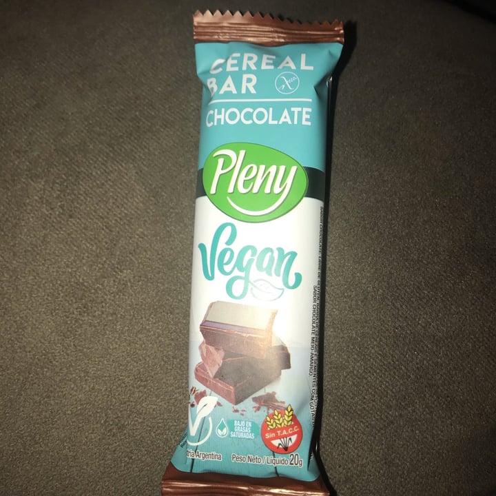 photo of Pleny Barra De Cereal Con Chocolate shared by @juanalopez on  15 Nov 2021 - review