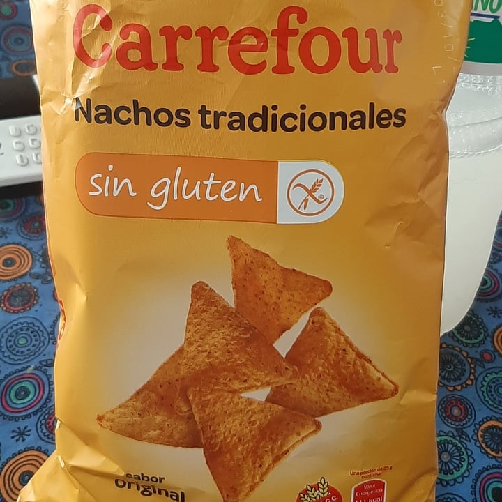 photo of Carrefour Nachos Tradicionales Sabor Original shared by @gastonfauret on  02 Aug 2021 - review