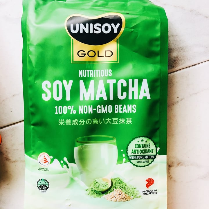 photo of Unisoy UNISOY GOLD Nutritious Soy Matcha shared by @consciouscookieee on  13 Jan 2021 - review