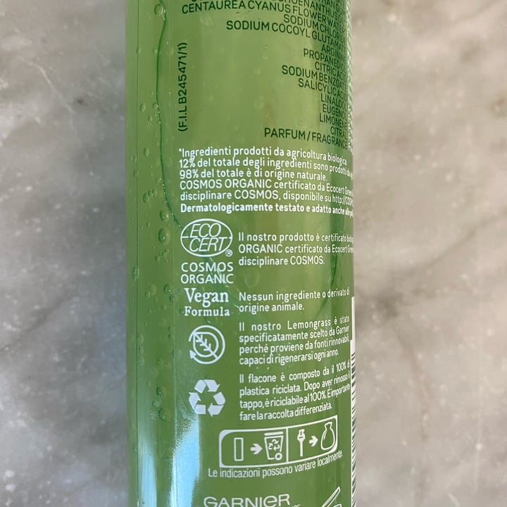 review photo of Garnier Bio Gel detergente detox shared by @giuliamayer on 11 May 2022 - review