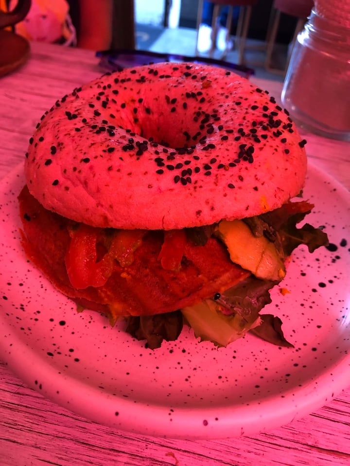 photo of Vegamo Bakery Bagel Bacon Y Cheese. shared by @alyy on  08 Jan 2020 - review