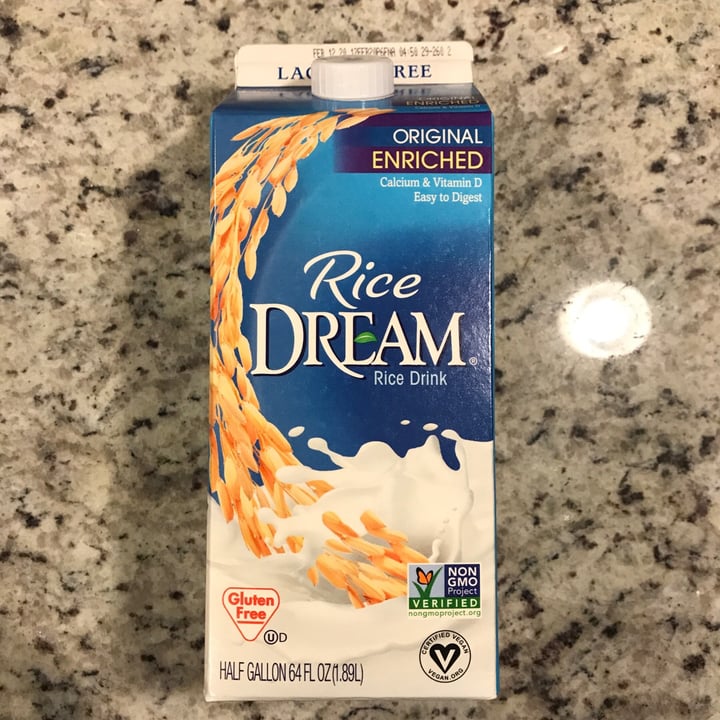 photo of DREAM Rice Dream Original Rice Drink shared by @hkircher on  21 Jan 2020 - review