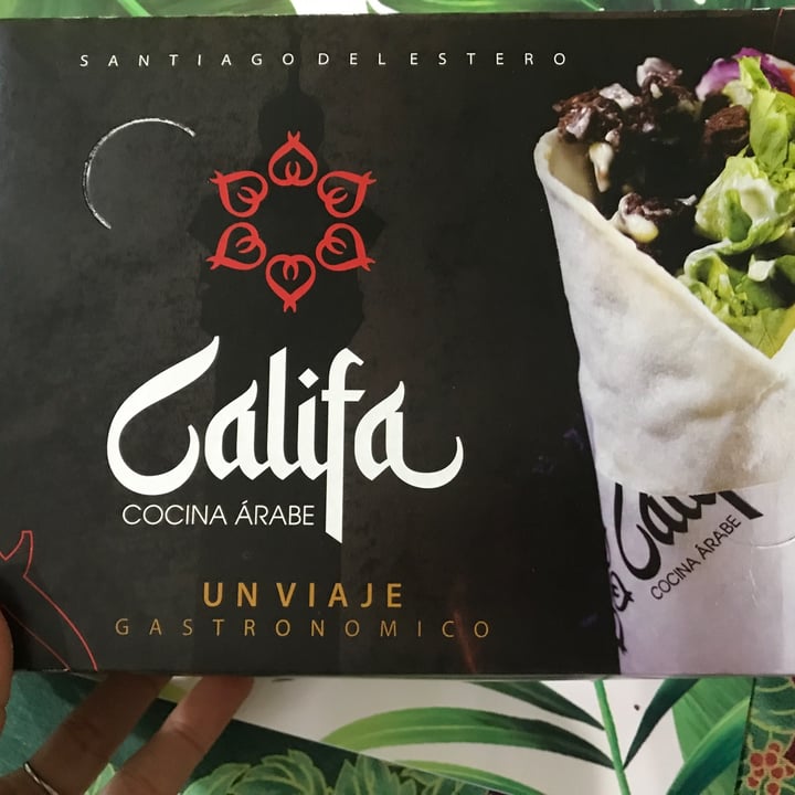 photo of Califa - Cocina Arabe Shawarma de falafel shared by @ceciliamarnero on  16 Jun 2022 - review