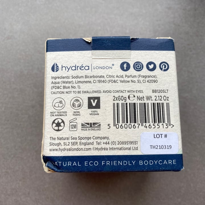 review photo of Hydrea Fresh Sicilian Lemon & Thyme Bath Bomb shared by @madvgn on 19 Jun 2021 - review