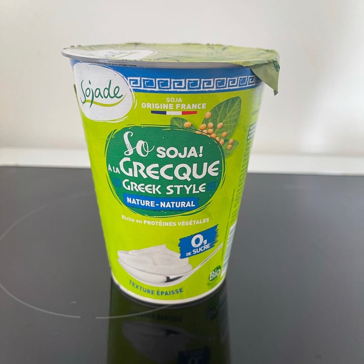 review photo of Sojade So Soja! À la Grecque Nature-Greek Style Natural Soya Yogurt alternative 400g shared by @clemence on 18 Sep 2021 - review