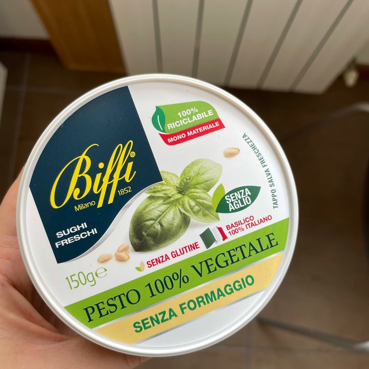 review photo of Biffi Pesto 100% Vegetale Senza Formaggio shared by @saretta16 on 06 Jul 2021 - review