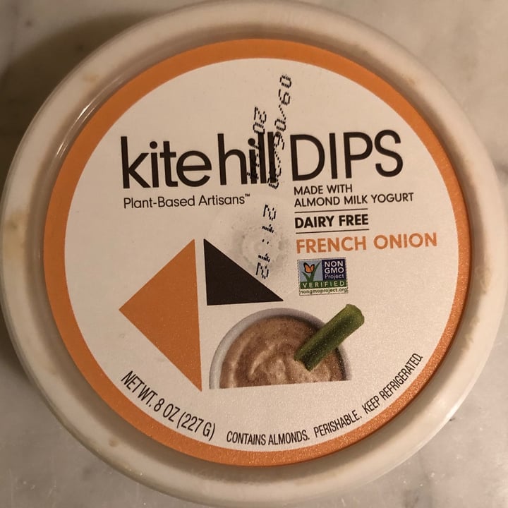 photo of Kite Hill Dairy-Free French Onion Dip shared by @evolotus on  04 Oct 2020 - review