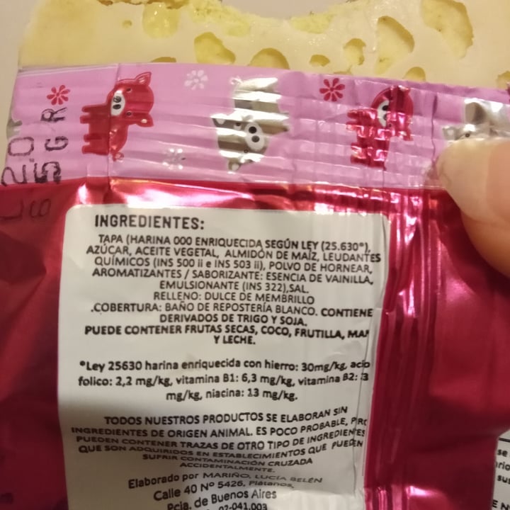 review photo of Un Rincón Vegano Alfajor de Membrillo shared by @sofiamusical on 06 Mar 2021 - review