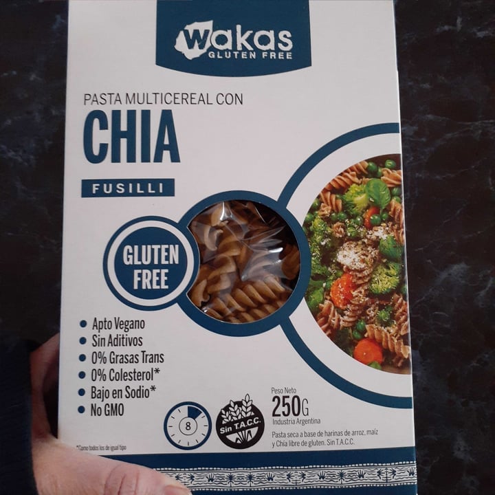 photo of Wakas Pasta Multicereal con Chia shared by @veritosca on  25 Apr 2021 - review