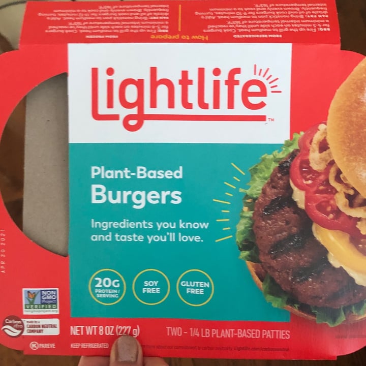 review photo of Lightlife Plant Based Burgers shared by @libertyforearthlings on 06 Jul 2020 - review