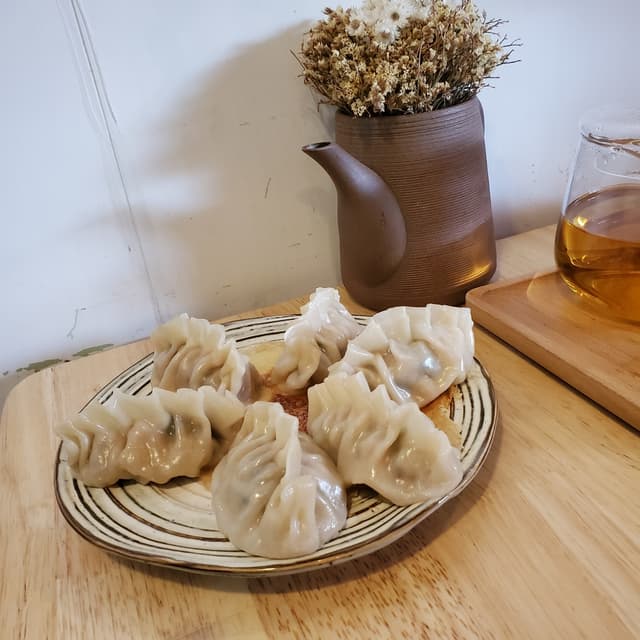 Photo of the dish “Homemade Momo (Chive Omni)”