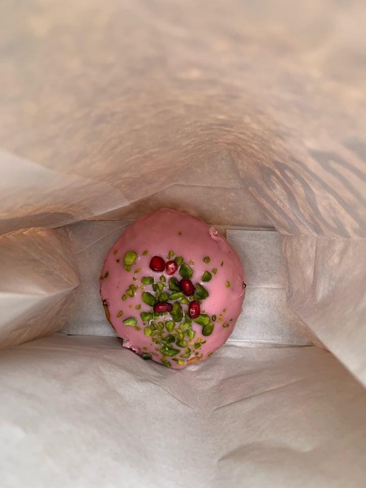 review photo of Crosstown Victoria - Doughnuts & Coffee Pomegranate and Açai Doughnut shared by @bogwitch on 08 Apr 2019 - review