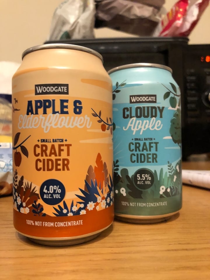photo of Woodgate Apple And Elderflower Craft Cider shared by @shanahowells on  14 Feb 2020 - review