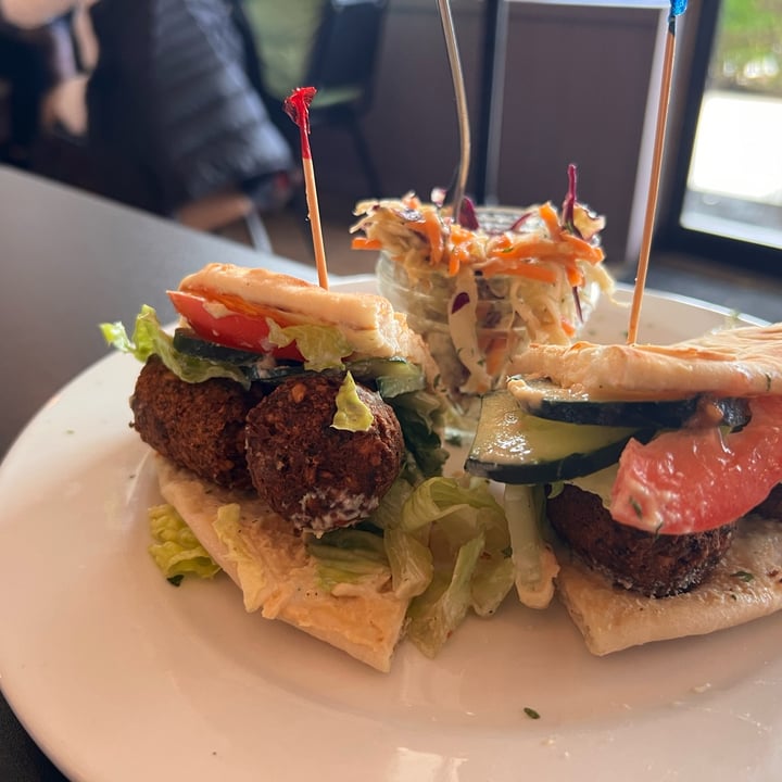 review photo of Paisley Vegan Kitchen Falafel Waffle Pita shared by @alphiewan on 25 Jan 2022 - review