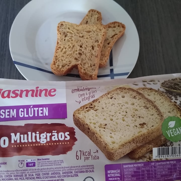 review photo of Pão Multigrãos Jasmine Pão Multigrãos Jasmine Sem Glúten shared by @gidupin on 31 Jul 2022 - review