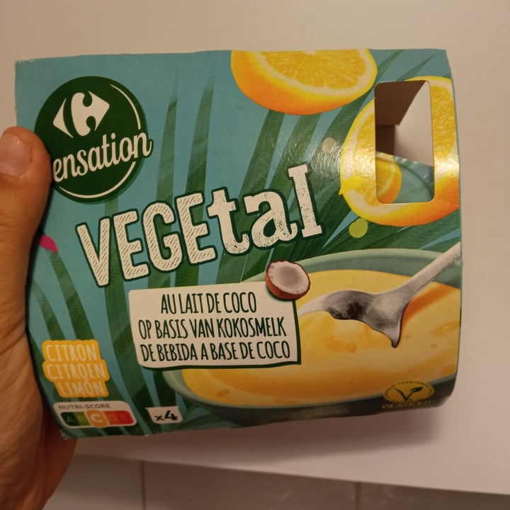 photo of Carrefour Sensation Vegetal Yogur Con Base de Coco Sabor Limón shared by @lalocadelosgatos8 on  30 Aug 2021 - review