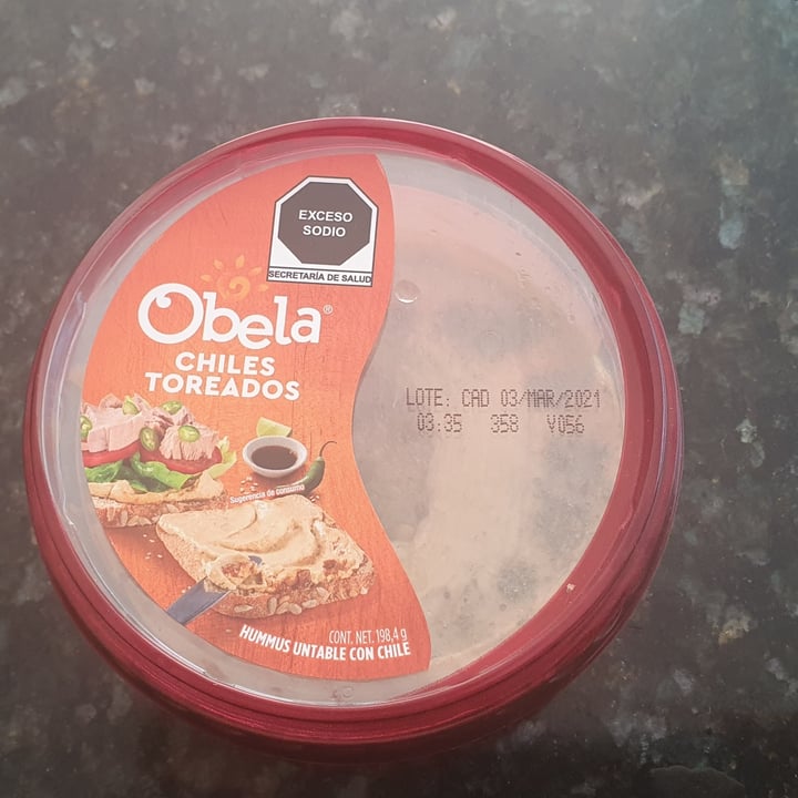 photo of Obela Hummus chiles toreados shared by @kahle on  22 Feb 2021 - review