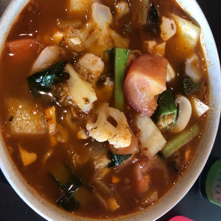 review photo of Divine Realm Vegetarian Restaurant Tom Yum Ramen shared by @yogaprakash on 27 Jun 2021 - review