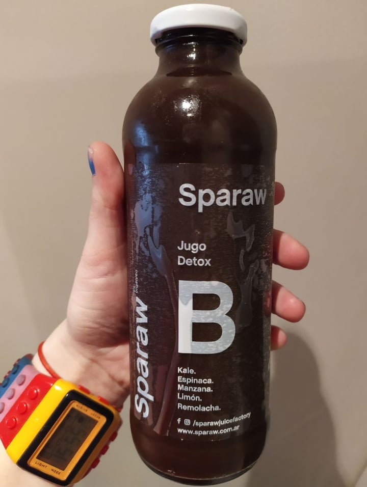 photo of Sparaw Jugo detox B shared by @heycharliebrown on  02 Aug 2019 - review