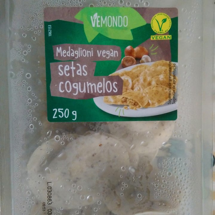 photo of Vemondo Medaglioni Vegan Setas Cogumelos shared by @veg-ana on  31 Aug 2021 - review