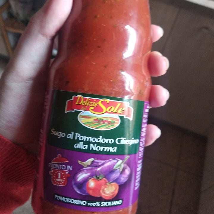 review photo of Delizie dal Sole Sugo pomodoro ciliegino alla norma shared by @chiaracalarga on 03 Apr 2022 - review
