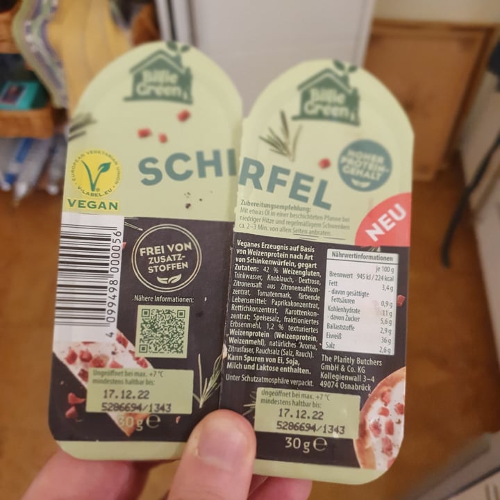 review photo of Billie Green Vegane Schinkenwürfel shared by @gloomaniac on 04 Dec 2022 - review