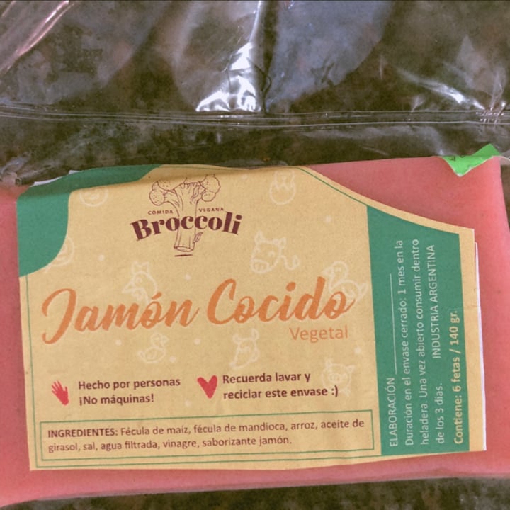 review photo of Broccoli Comida Vegana Jamón Cocido shared by @milagrosagus on 29 Mar 2022 - review
