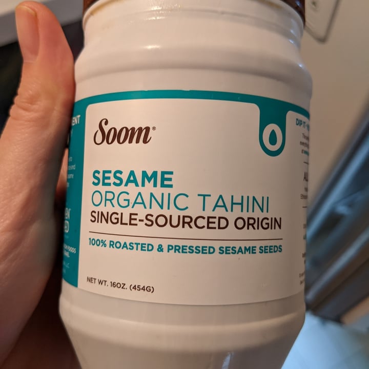 photo of Soom Foods Tahini shared by @capturedbybrooke on  03 Oct 2020 - review