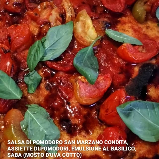 Photo of the dish “Pizza Pomodorini E Salsa Datterini”