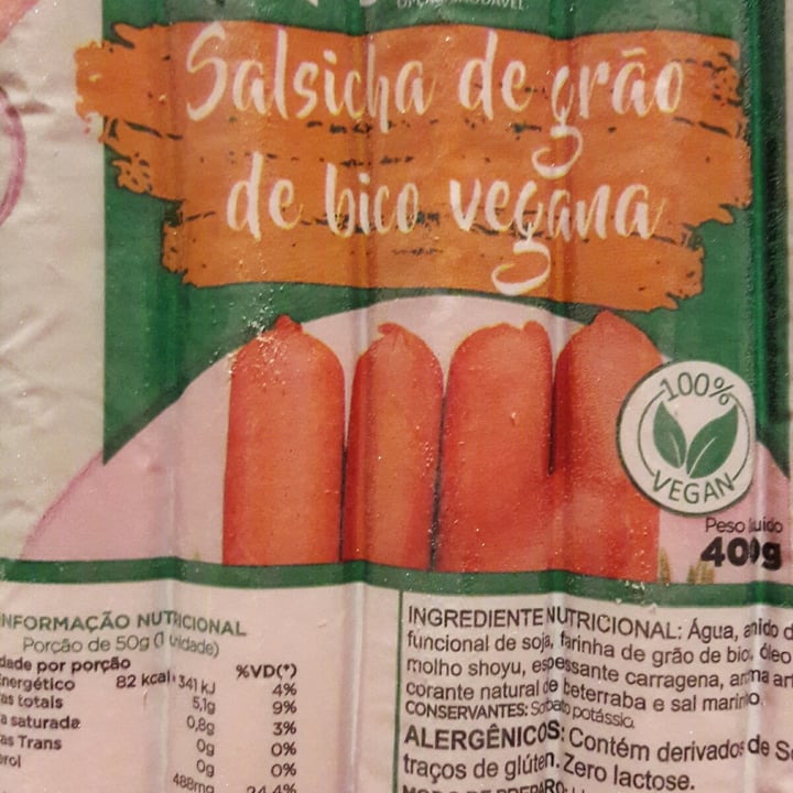 review photo of Vegabom Salsicha de grão de bico vegana shared by @carmenz on 03 May 2022 - review